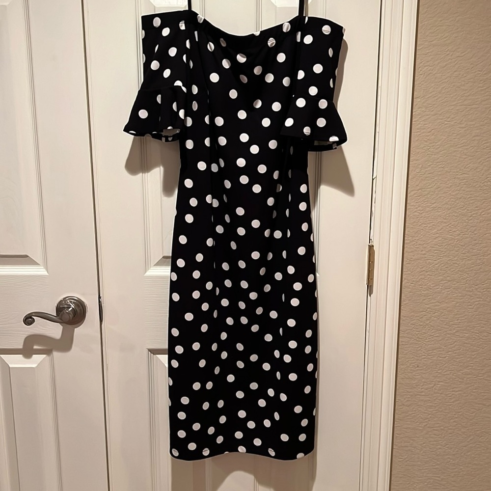 Off shoulder, pencil style dress